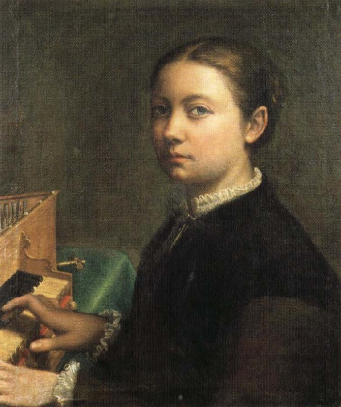 Sofonisba Anguissola Self-Portrait at the Spinet oil painting picture